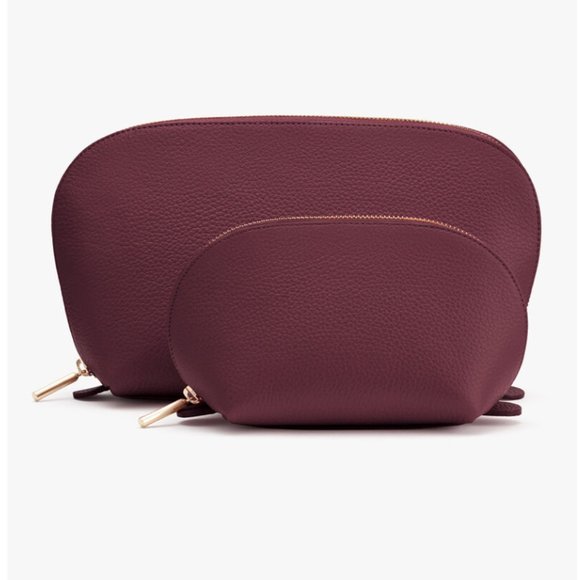 Travel Bag Cuyana Cosmetic Bag Cuyana Pebble Leather Large Travel